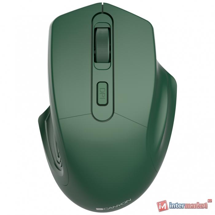 Беспроводная мышь Canyon MW-15 CNE-CMSW15SM CANYON 2.4GHz Wireless Optical Mouse with 4 buttons, DPI 800/1200/1600, Special military, 1157738mm, 0.064kg